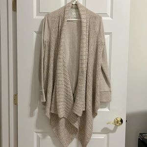Anthropologie drapey front Cardigan